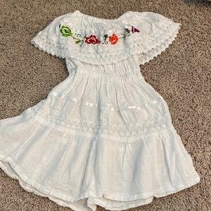 Mexican Style Embroidered Dress